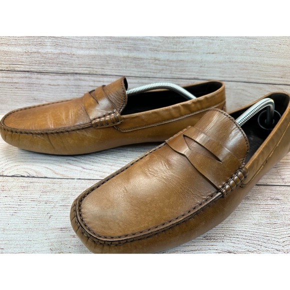 To Boot New York Adam Derrick Driving Shoe Loafer  Mens Size 13 Brown Leather main image 9